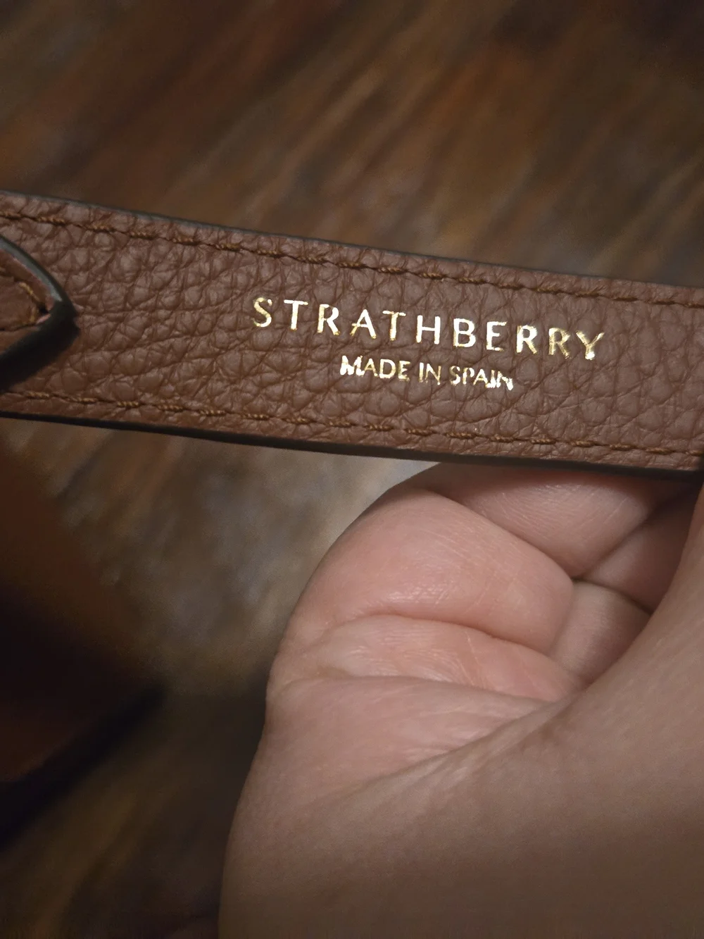 Strathberry Mosaic Bag - Walnut